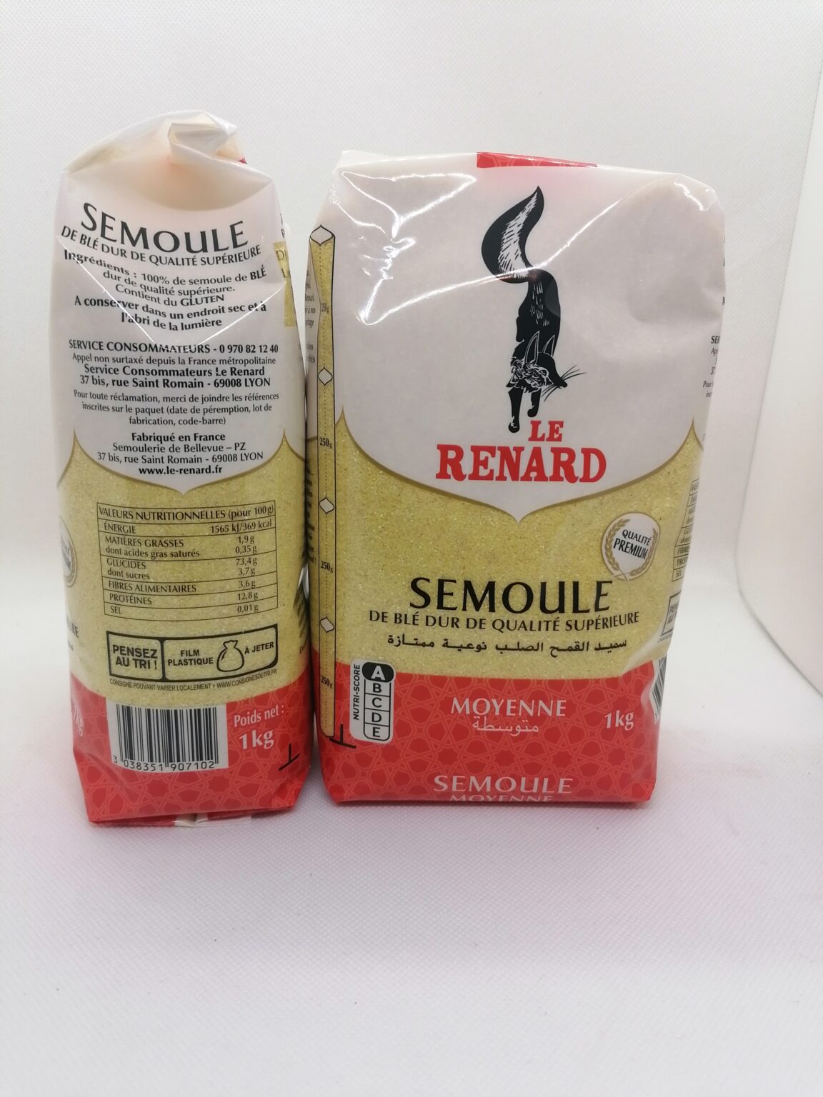 Semoule Le Renard Taille Moyenne Afro Exotique