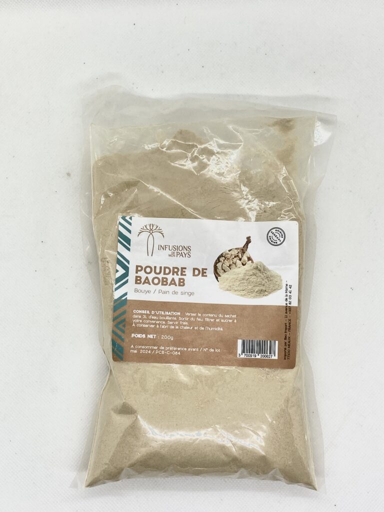 Poudre de baobab bio du Sénégal 500g