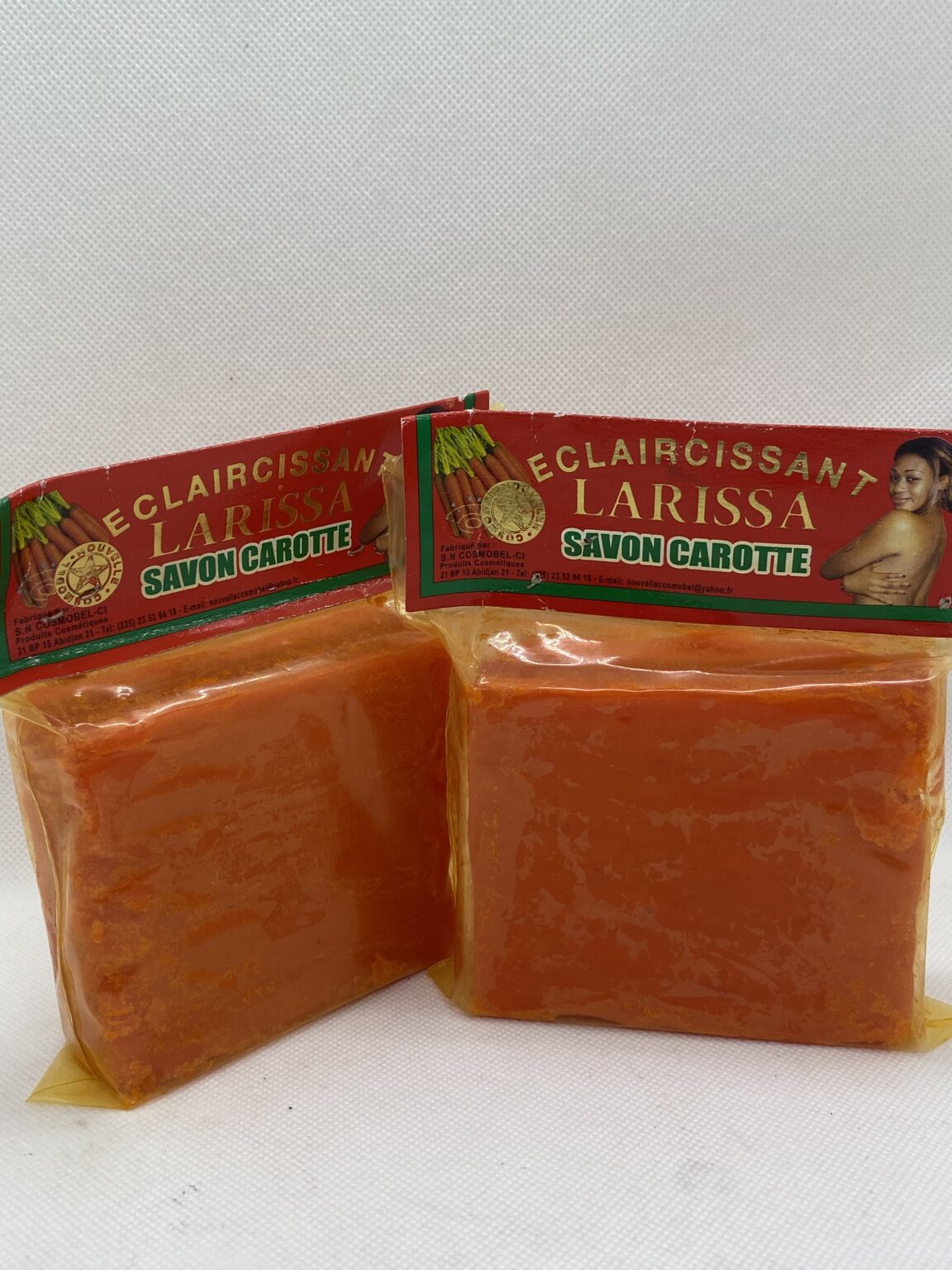 Savon Molato Blanchissant & Exfoliant - À La Carotte, Collagène Et Vitamines - 500g - Ada Cosmetiques