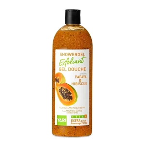 Gel Douche Exfoliant Papaya & Hibiscus de la marque YARI