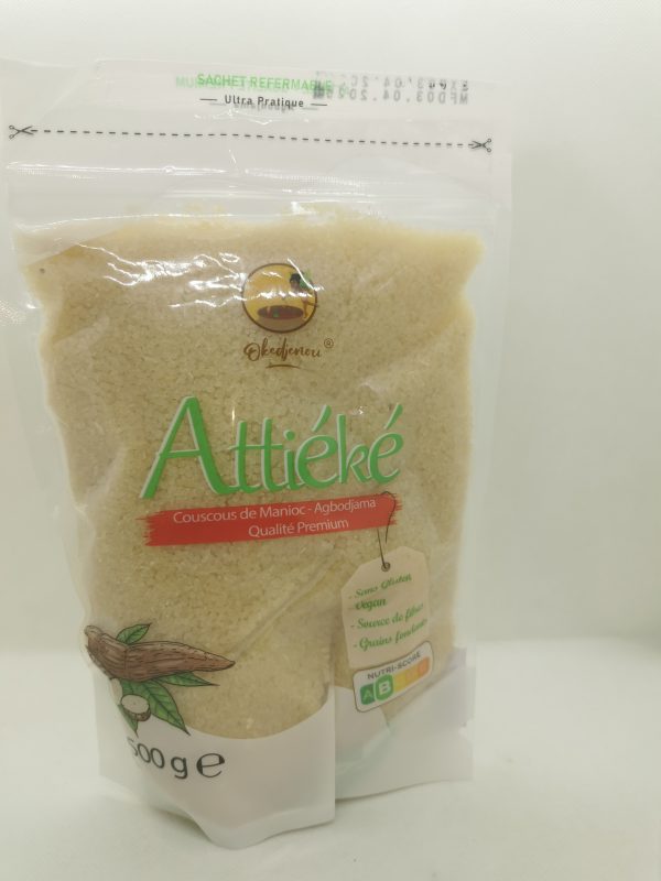 El Attiéké Agbodjama 500G es un cuscús de yuca - Imagen 2