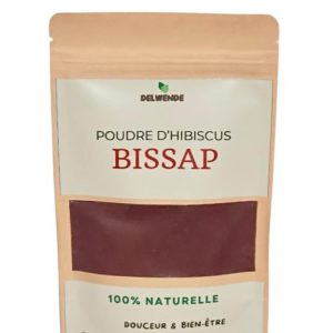 Pó de flor de hibisco (Bissap) 100g – Sabor africano autêntico