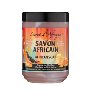 Secret d'Afrique African Soap 700g – Natural purifying and moisturizing treatment