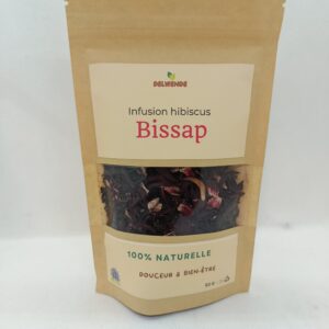Infusion Hibiscus (Bissap) 50 g – 100% naturelle