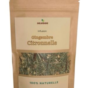 Infusion Gingembre Citronnelle 30 g – 100 % Naturelle