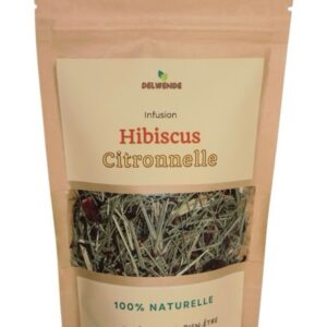 Infusion Hibiscus Citronnelle 30g – 100% Naturelle