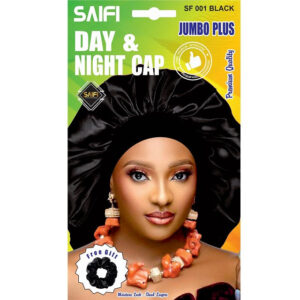 Bonnet en satin noir SAIFI